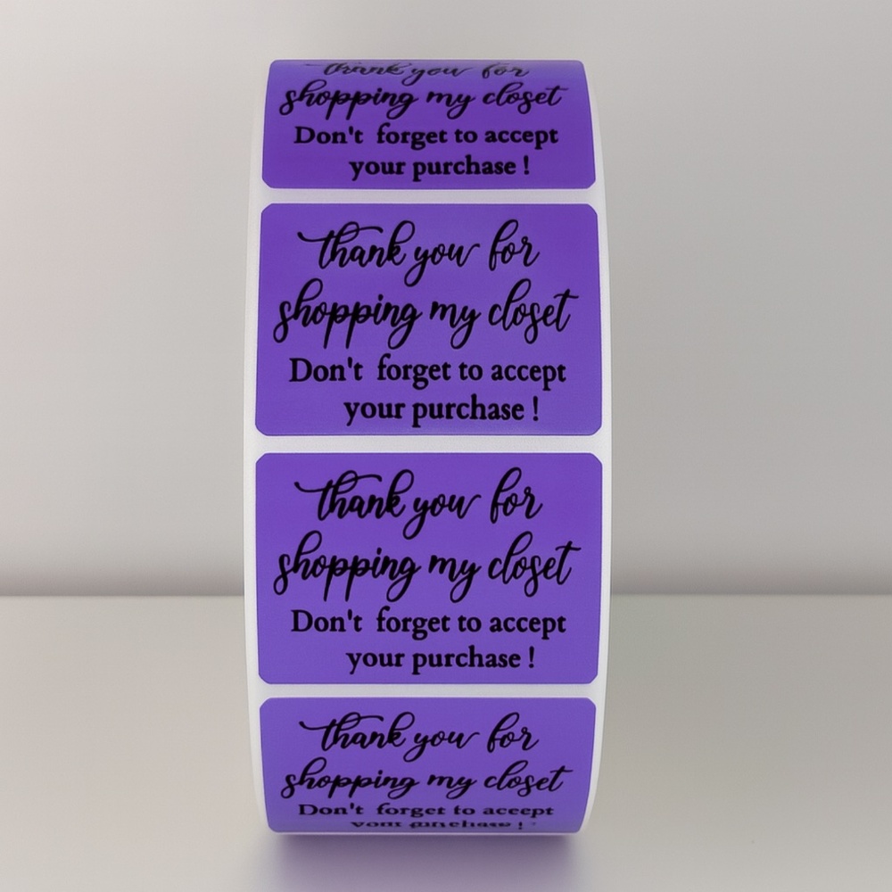 Thank You For Shopping My Closet Stickers Poshmark Labels - Picture 4 of 11